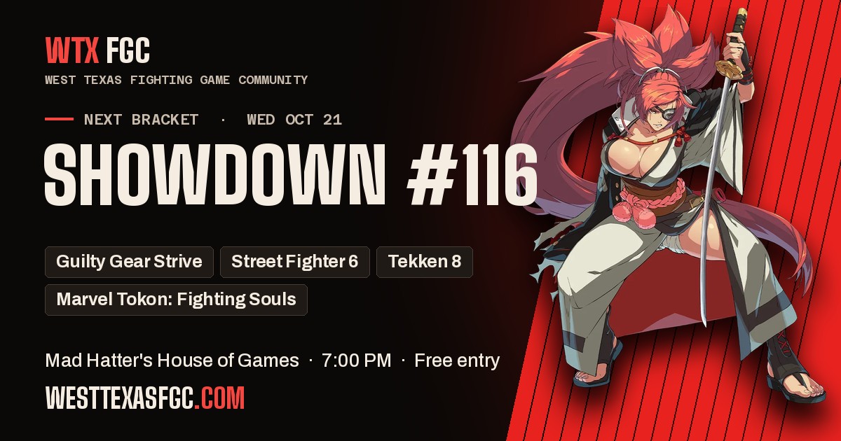 Lubbock Fighting Game Tournaments | West Texas FGC